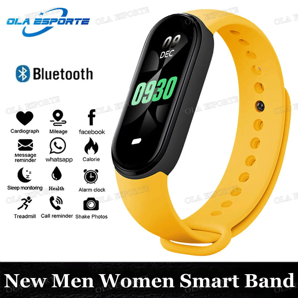 Light Smart bracelet 

New Call Reminder Smart Bracelet AI Health Fitness Tracker Blood Pressure Monitor Waterproof Smart Watch Time Display Sport Band