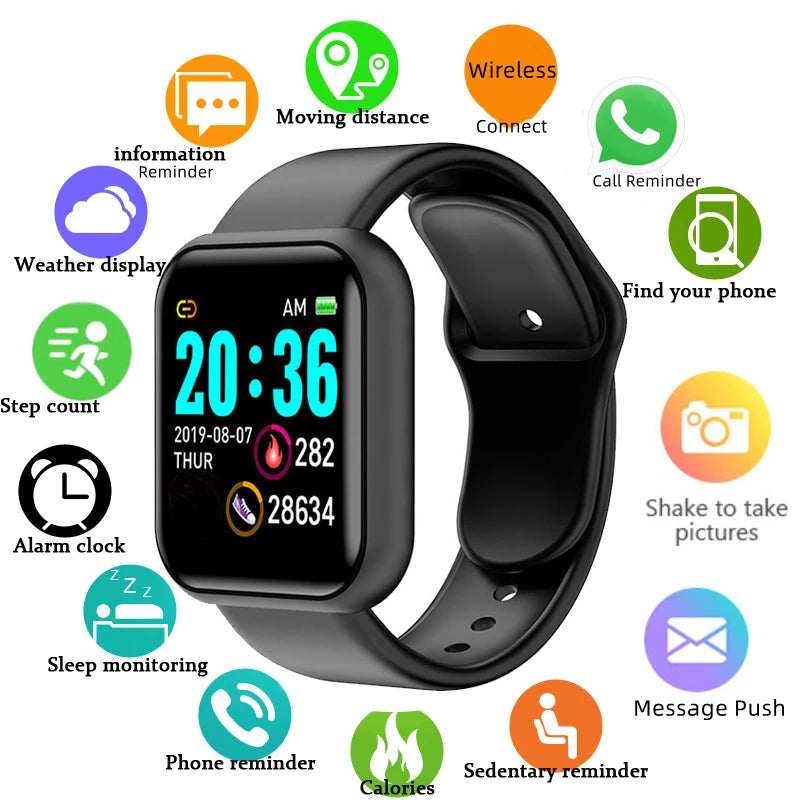 KinetiQ Active™️ Omnia Lite - Watch

Multifunctional Smart Watch Men Women Bluetooth Connected Phone Music Player Fitness Sport Bracelet Sleep Monitor D13 Smartwatch