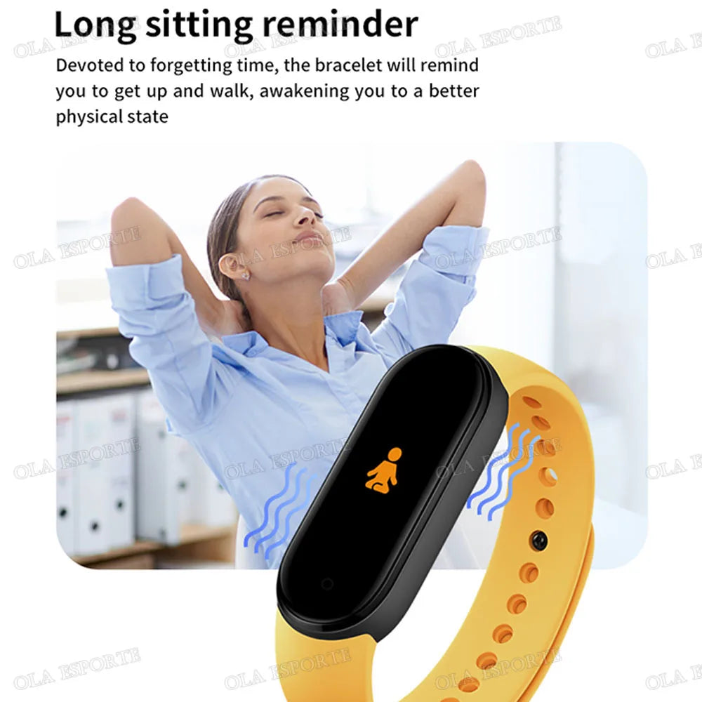Light Smart bracelet 

New Call Reminder Smart Bracelet AI Health Fitness Tracker Blood Pressure Monitor Waterproof Smart Watch Time Display Sport Band