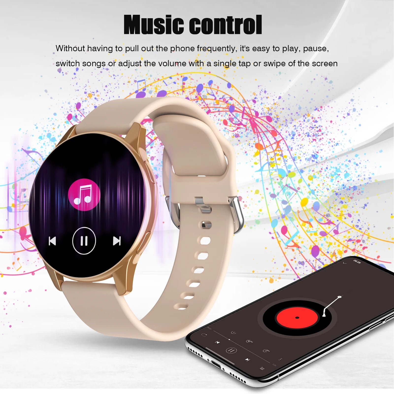 KinetiQ Active™️ Smart Watch E2

Smart Watch, Wireless Call/Dial, Multi-Sport Mode, Multiple APP Reminders, Suitable for Men and Women, Compatible with IPhone/An