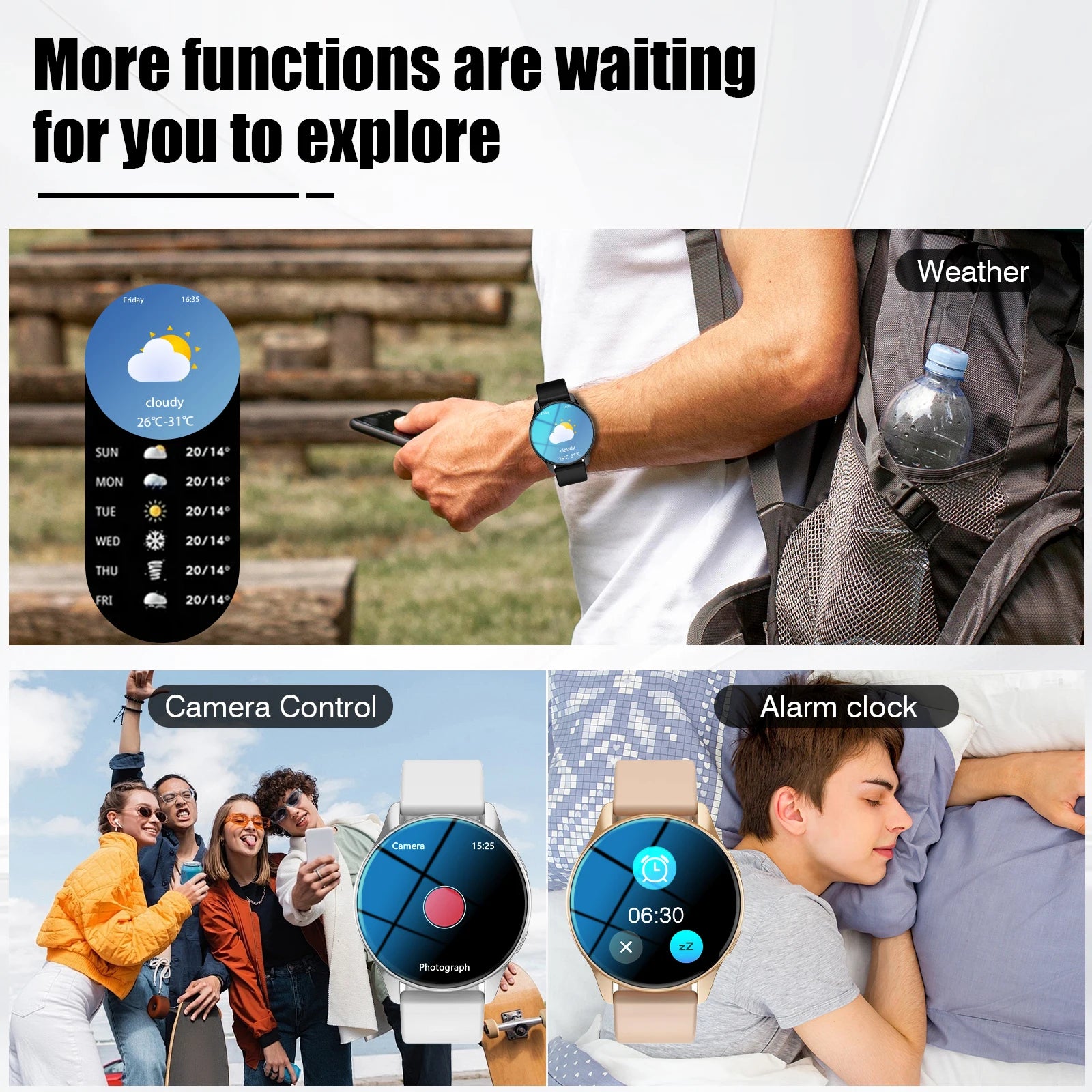 KinetiQ Active™️ Smart Watch E2

Smart Watch, Wireless Call/Dial, Multi-Sport Mode, Multiple APP Reminders, Suitable for Men and Women, Compatible with IPhone/An