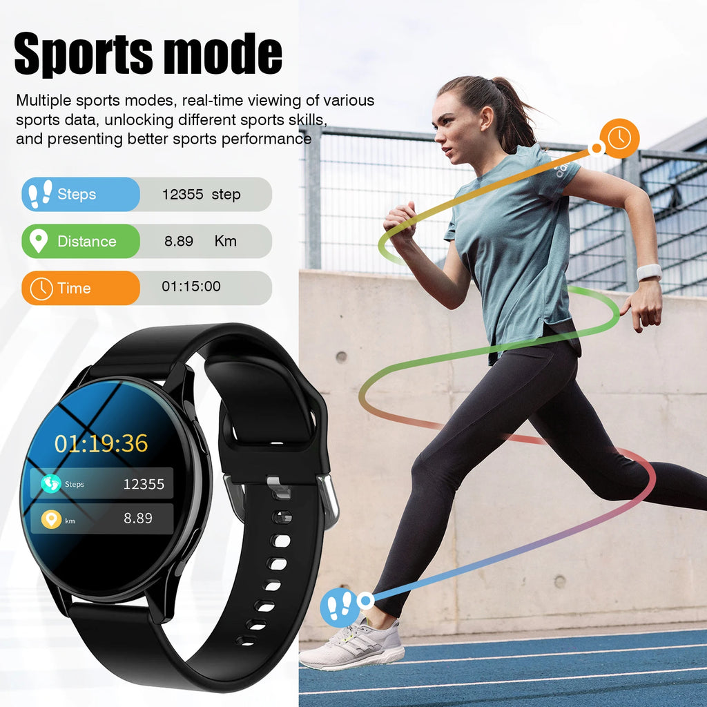 KinetiQ Active™️ Smart Watch E2

Smart Watch, Wireless Call/Dial, Multi-Sport Mode, Multiple APP Reminders, Suitable for Men and Women, Compatible with IPhone/An